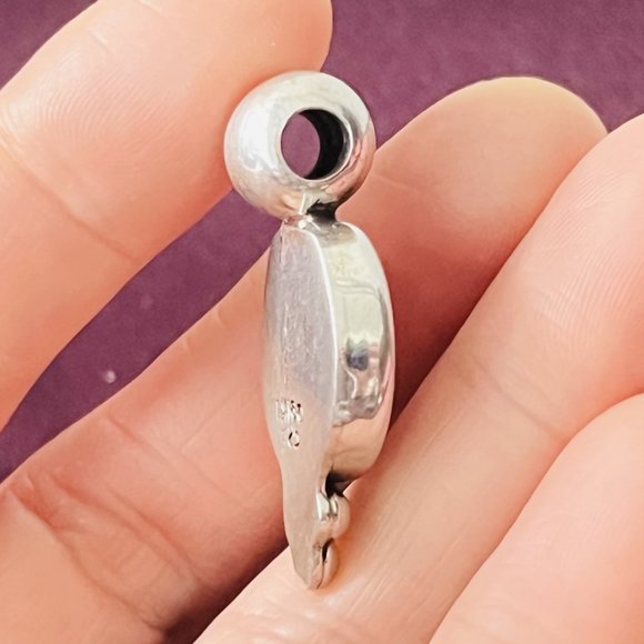 Handcrafted Vintage 925 Sterling Silver Classic Huge Pendant Set with Black Onyx - Picture 6 of 6